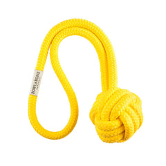Bowl and Bone Yellow Bullet Rope Dog Toy