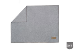Bowl and Bone Zen Grey Dog Blanket