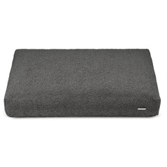 BUKLAA Anthracite Boucle Cushion Dog Bed by Labbvenn