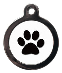 Paw Print Dog Tag