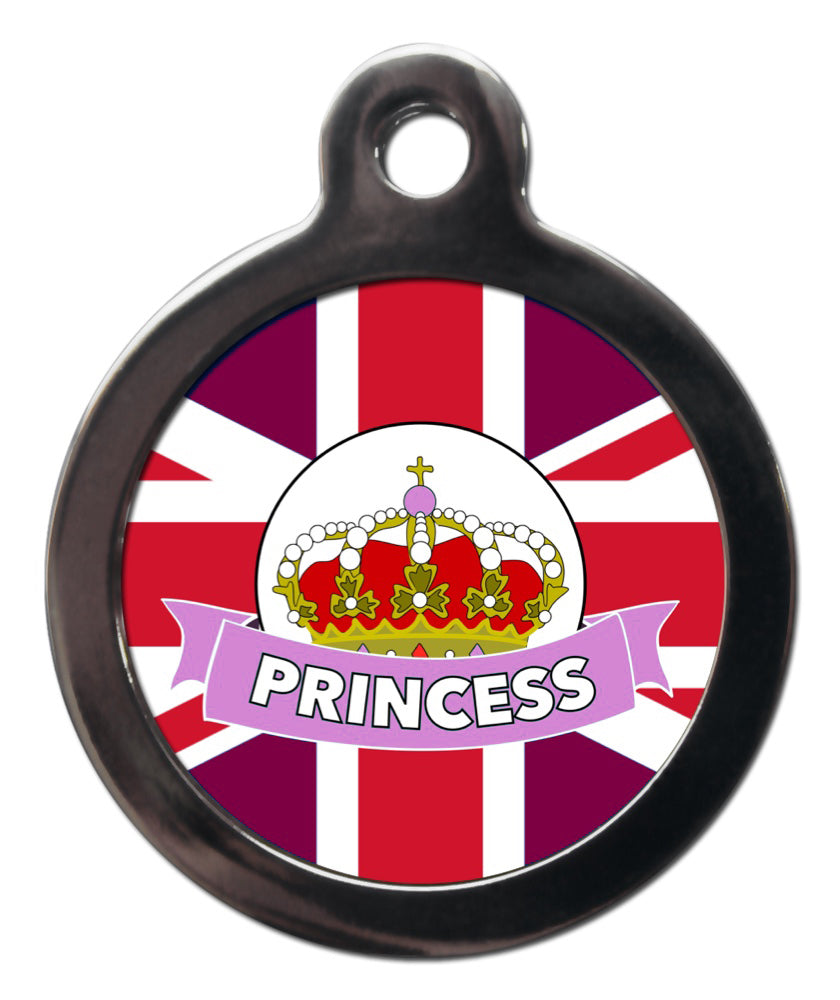 Princess Royal Wedding Theme Dog ID Tag