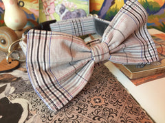 Celia Bow Wow Wow Tie Designer Dog Collar