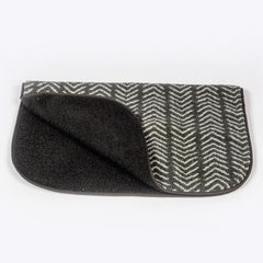 Charcoal Arrows Sherpa Fleece Pet Blanket | Danish Design