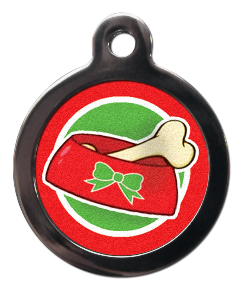 Fun Christmas Bone Dog Tag