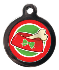 Fun Christmas Bone Dog Tag