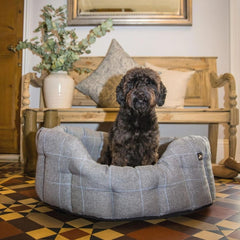 Country and Twee Check Dog Bed