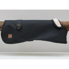 Country and Twee Waterproof Black Dachshund Dog Coat