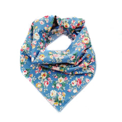Country Blue Vintage Dog Bandana