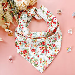 Cream Vintage Dog Bandana | Pet Pooch Boutique