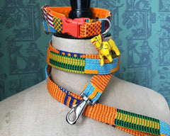 African Wax Print Dog Collars – Nairobi | Handmade Dog Collars UK