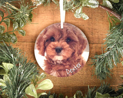 Personalised Pet Photo Christmas Bauble