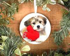 Personalised Pet Photo Christmas Bauble
