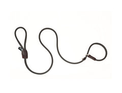 Dogs & Horses Rolled Leather Slip Lead Brown
