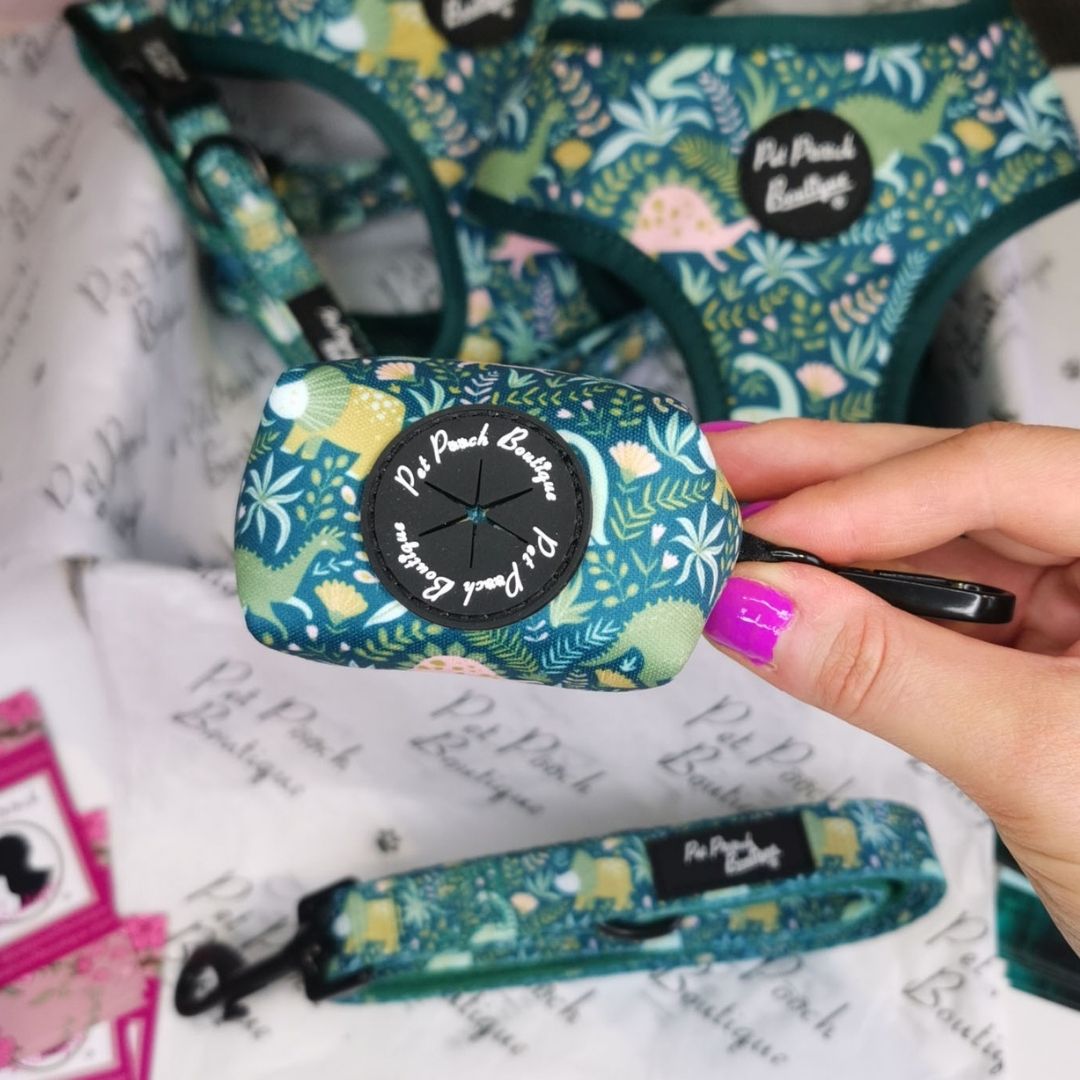 Dino Rawr Poo Bag Holder | Pet Pooch Boutique