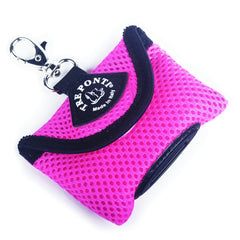 Tre Ponti Fluo Pink Mesh Poo Bag Dispenser