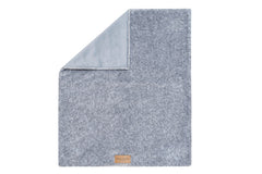 Bowl and Bone Nap Grey Fur Dog Blanket
