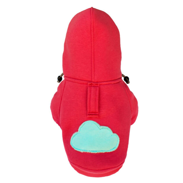 Bowl and Bone Cloud Coral Dog Hoodie
