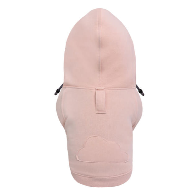 Bowl and Bone Cloud Peach Dog Hoodie