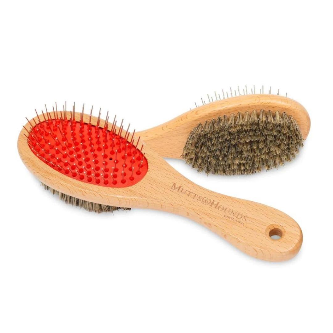 Dual Slicker Dog Grooming Brush By Mutts and Hounds