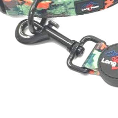 Earth Friendly Trig Point Dog Lead, Citrus Army Camo