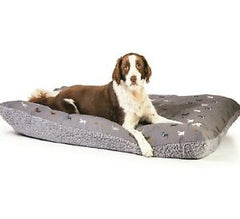 FATFACE MARCHING DOGS DEEP DUVET DOG BED BY DANISH DESIGN