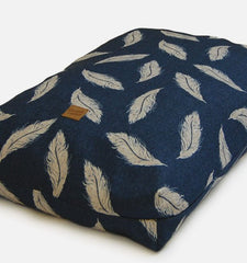 Retreat Navy & Stone Memory Foam Dog Bed by Danish Design