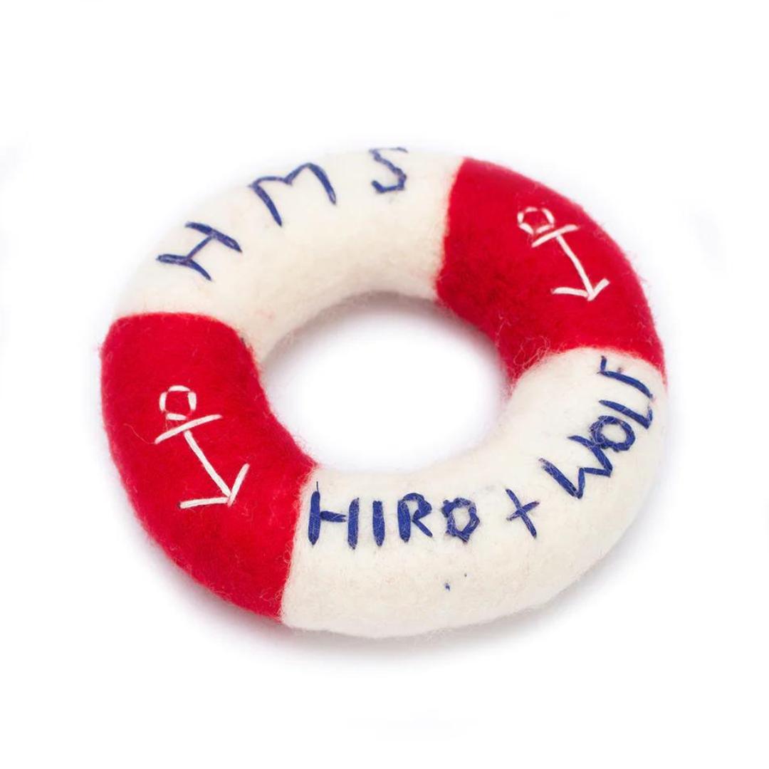 Felt Nautical Ring Tug Dog Toy | Hiro and Wolf