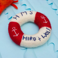 Felt Nautical Ring Tug Dog Toy | Hiro and Wolf