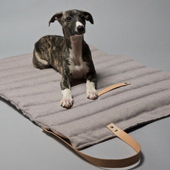 Fosser Travel Dog Mat In Nut by Labbvenn