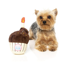 FuzzYard Birthday Cupcake Dog Toy