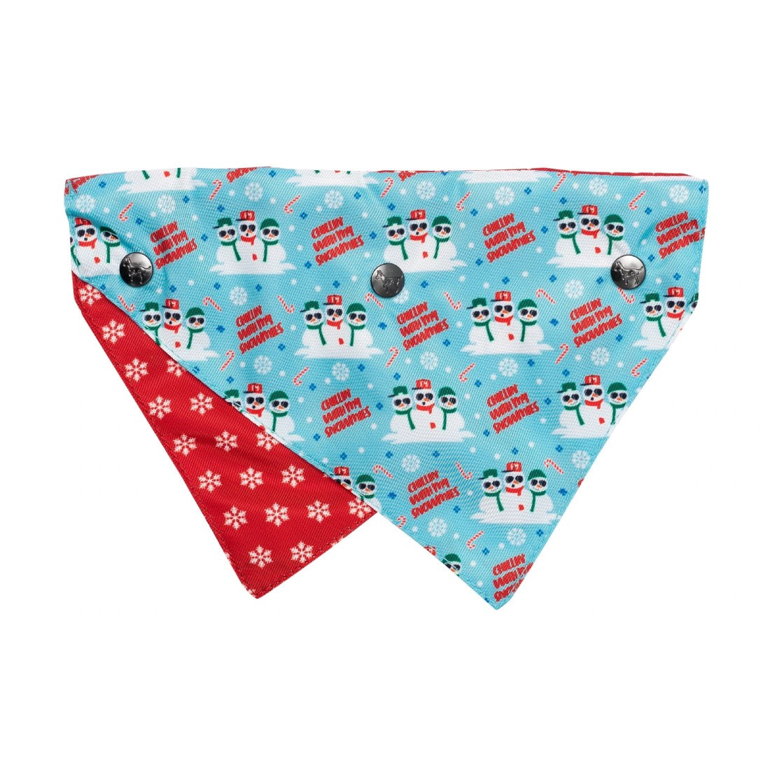 FuzzYard Chillin' with my Snowmies Christmas Dog Bandana