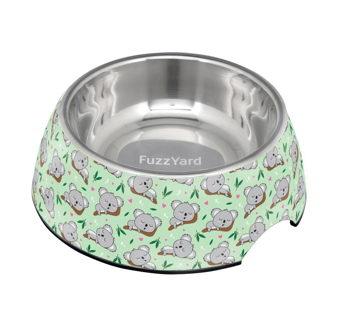 FuzzYard Dreamtime Koalas Easy Feeder Dog Bowl