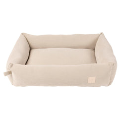 FuzzYard Life Corduroy Dog Bed in Sandstone