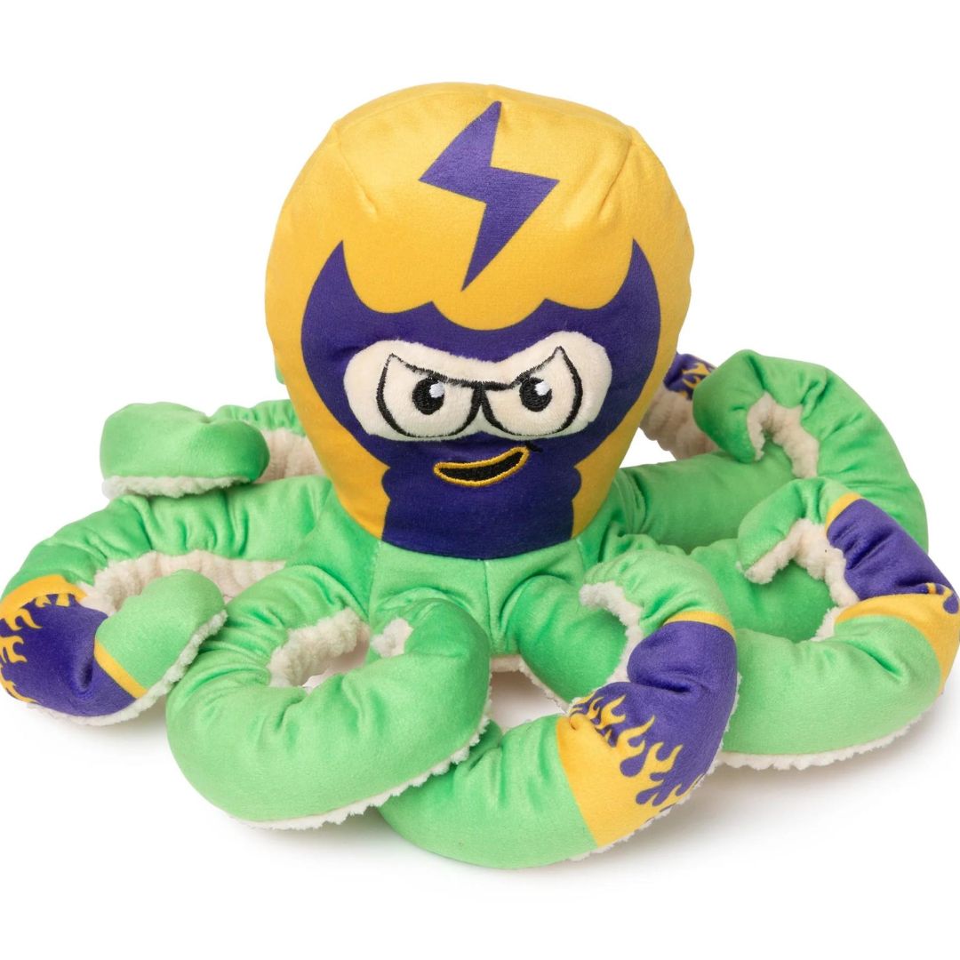 FuzzYard Octo the Outrageous Octo-Posse Dog Toy