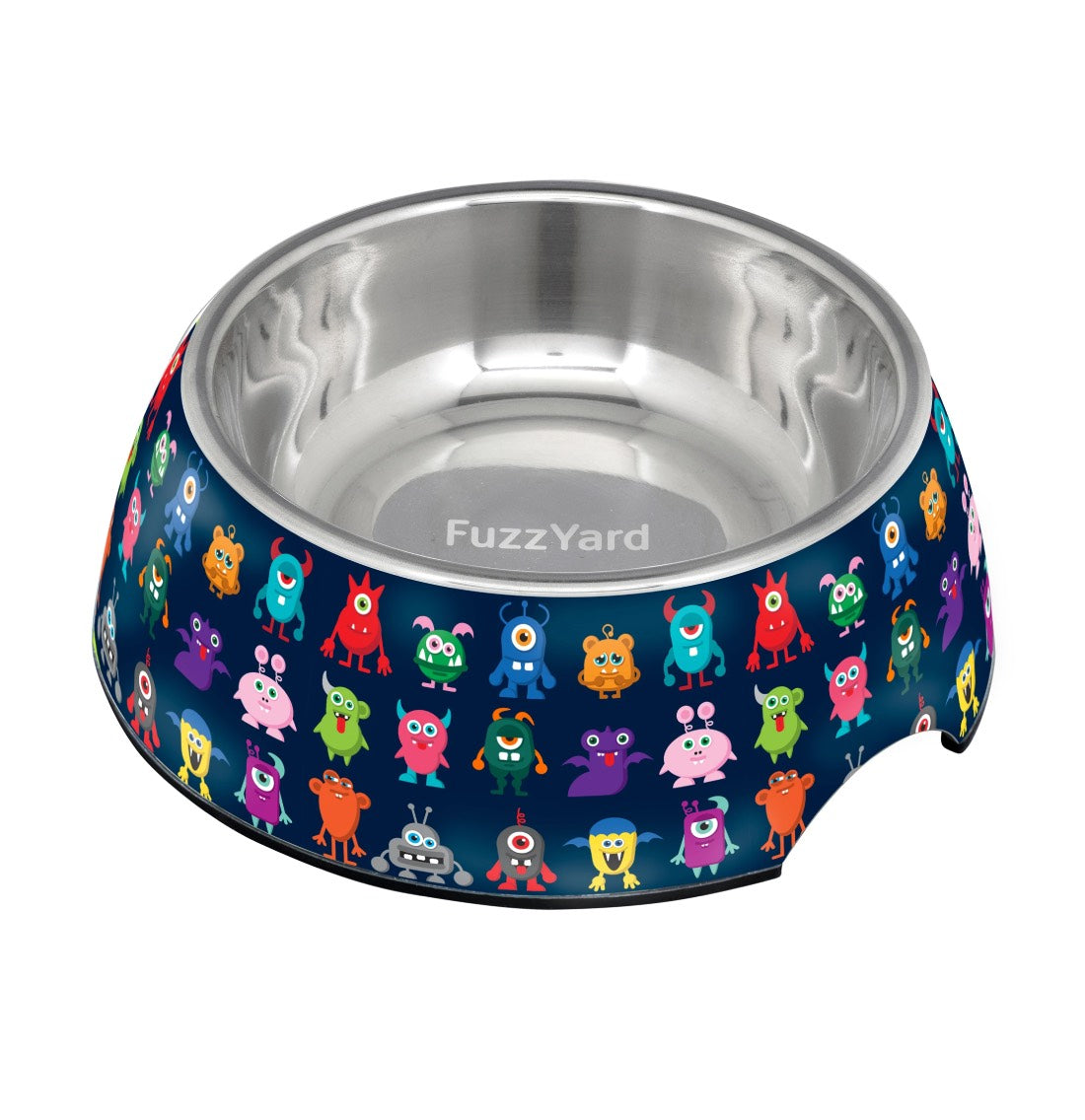FuzzYard Yard Monsters Easy Feeder Dog Bowl