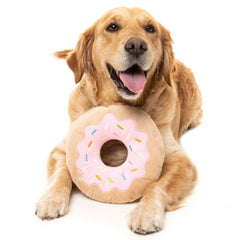 FuzzYard Plush Giant Donut Dog Toy