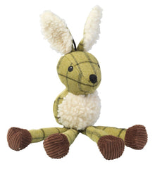 Green Tweed Long Legs Hare Dog Toy by House of Paws