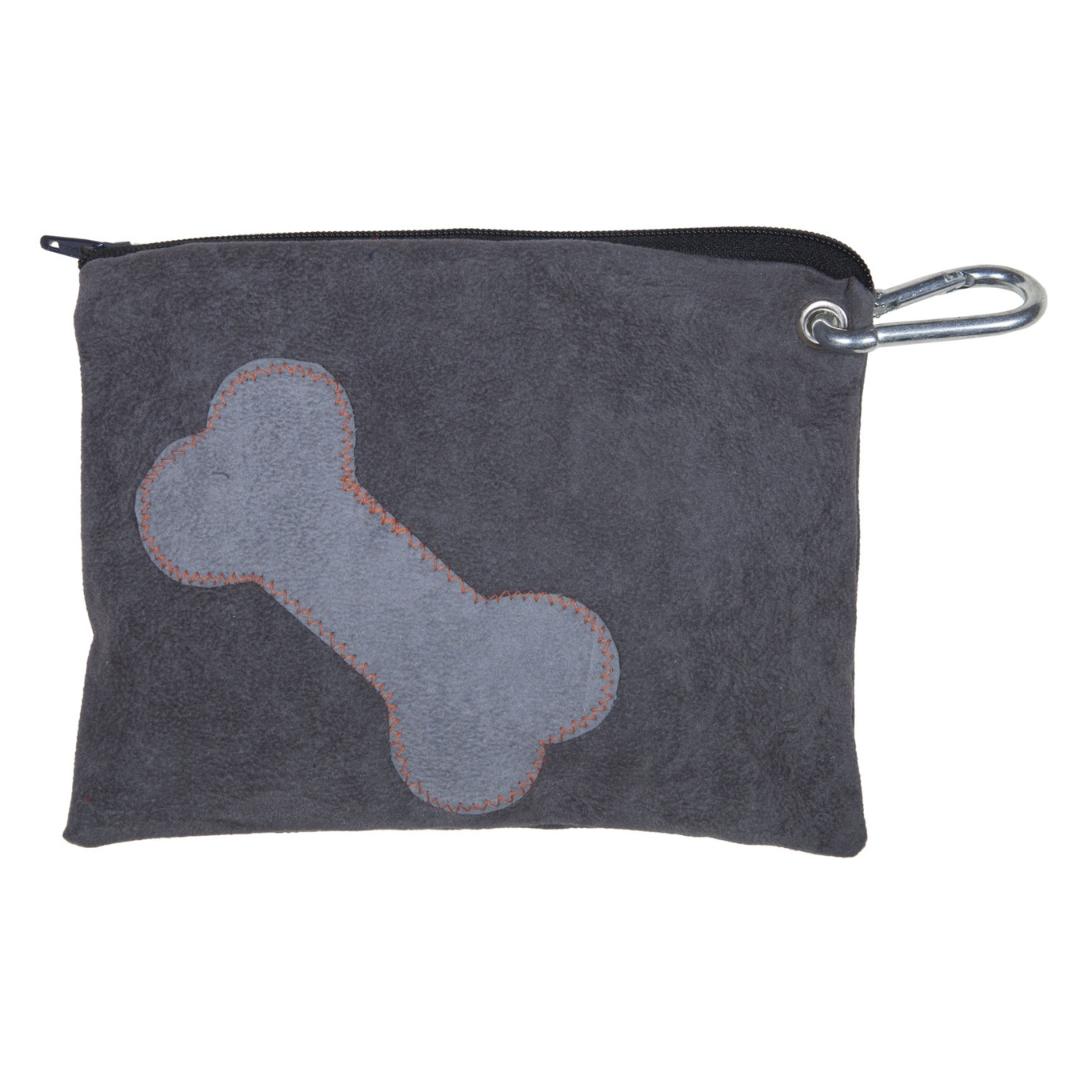 Grey Bone Treats Pouch