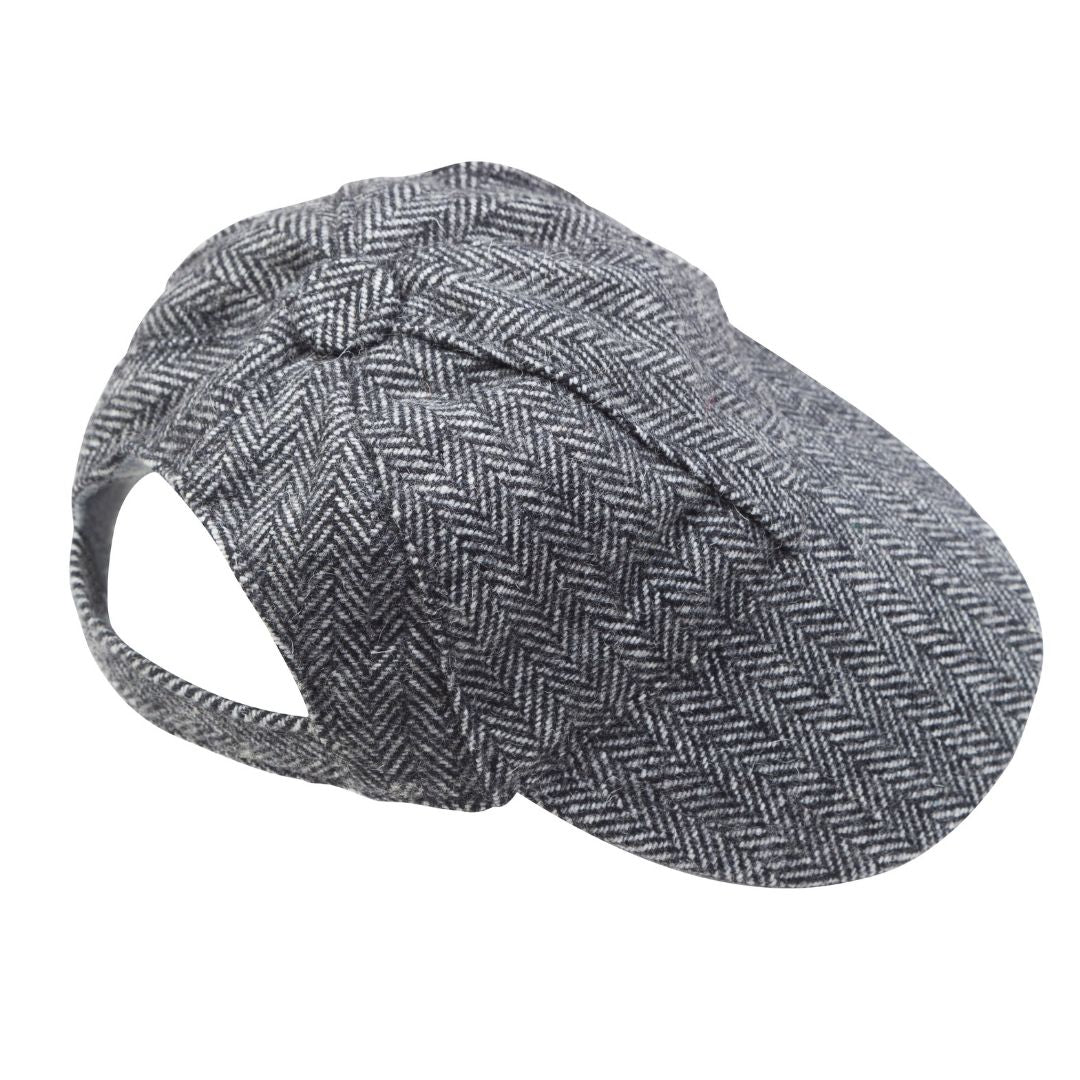 Grey Tweed Dog Hat by House of Paws Chelsea Dogs