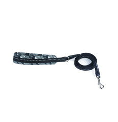 Tre Ponti Grey Camouflage Mesh Handle Dog Lead