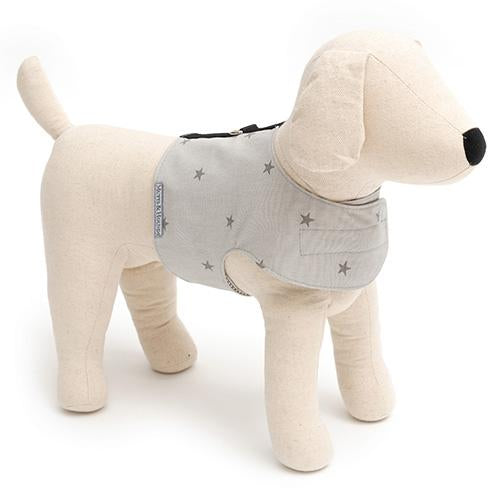 Grey Stars Soft Dog Harness | Mutts and Hounds