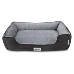 Harvard Memory Foam Box Dog Bed - Graphite Grey | Scruffs