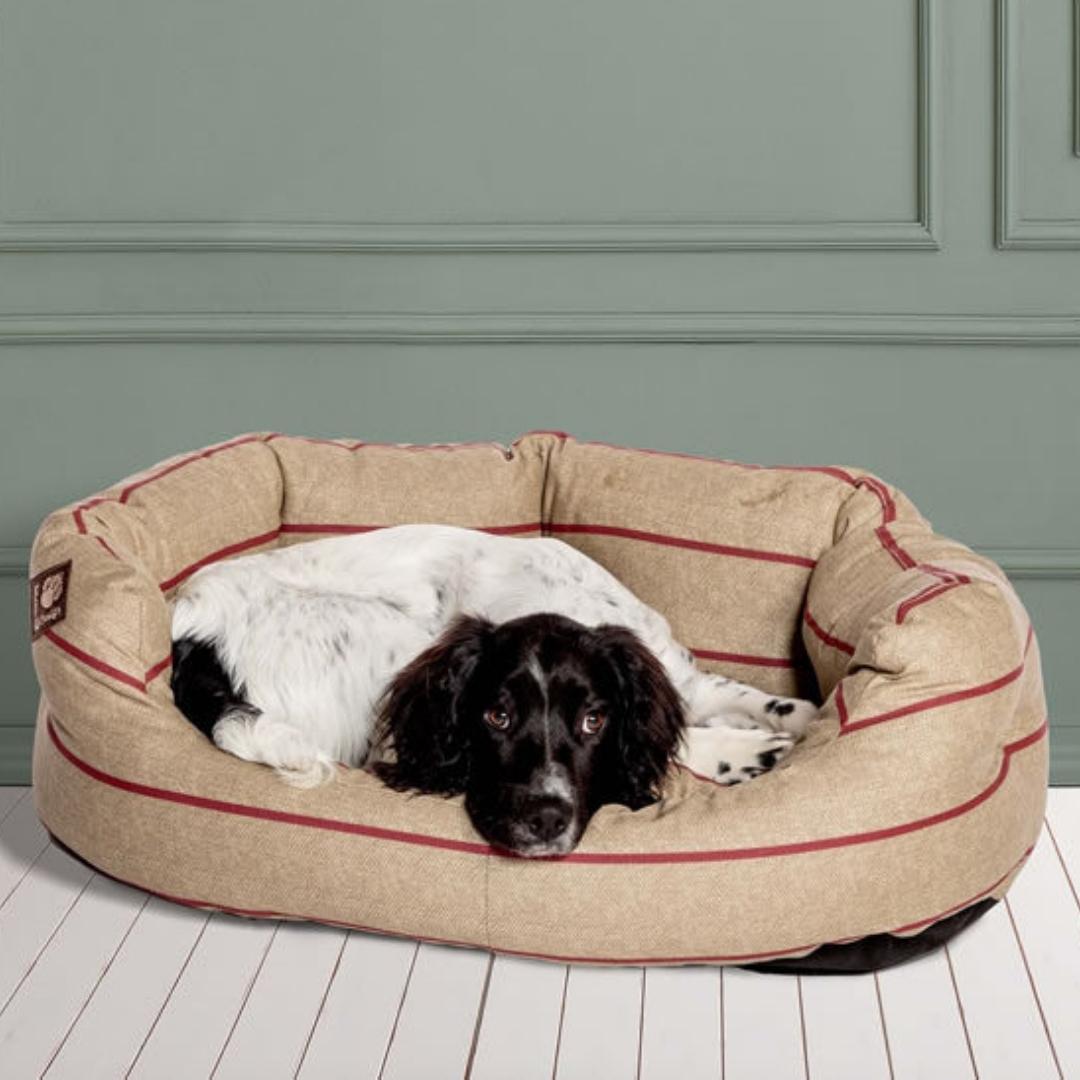 Heritage Herringbone Deluxe Slumber Dog Bed by Danish Design