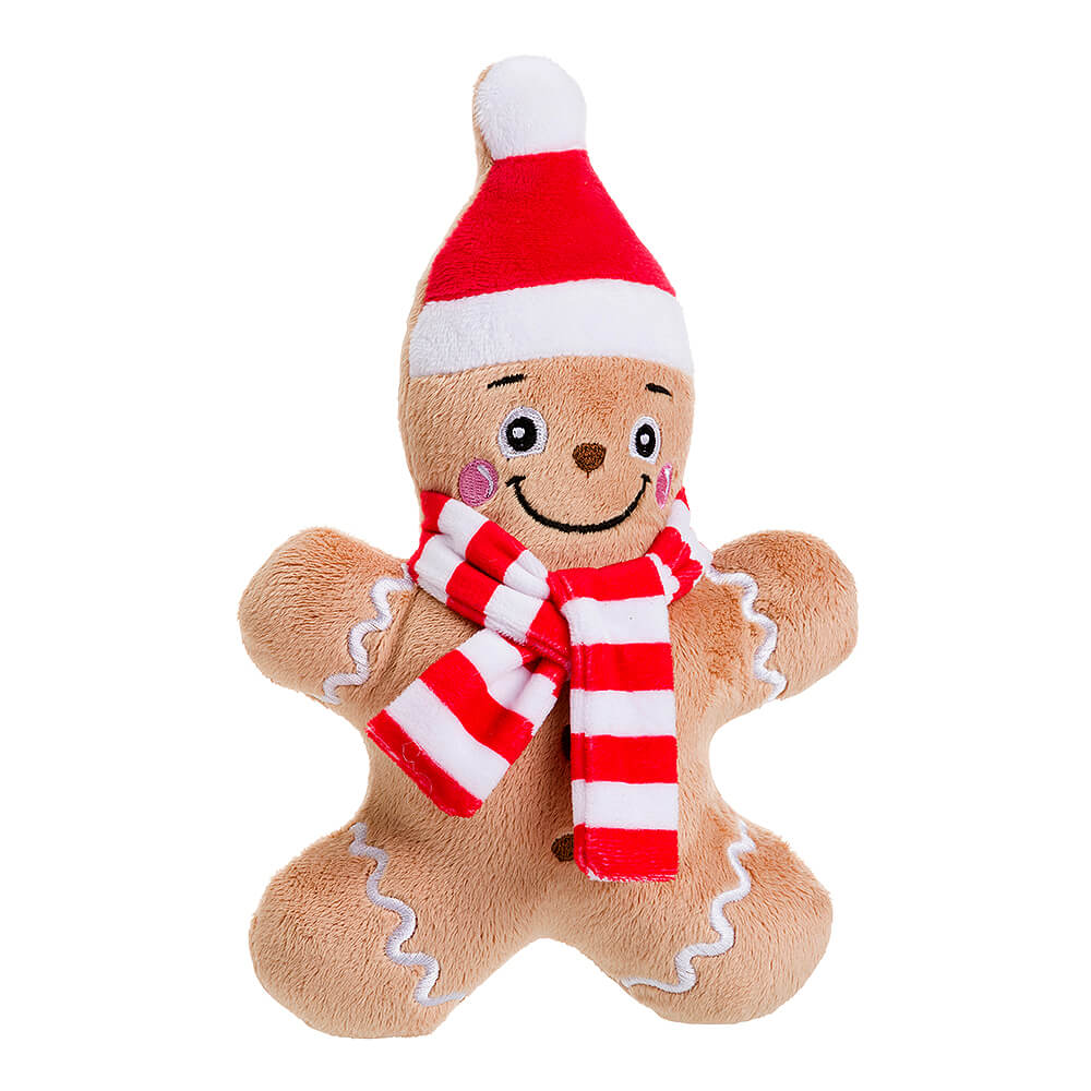 House of Paws Christmas Gingerbread Man Cookie Dog Toy