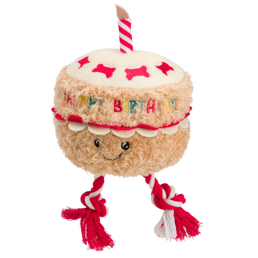 House of Paws Happy Birthday Cake Rope Dog Toy