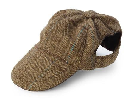 Brown Tweed Dog Hat by House of Paws