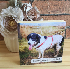 Personalised Square Pet Photoblock