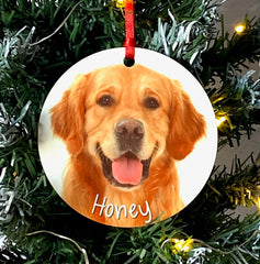 Personalised Pet Photo Christmas Bauble