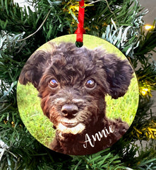 Personalised Pet Photo Christmas Bauble