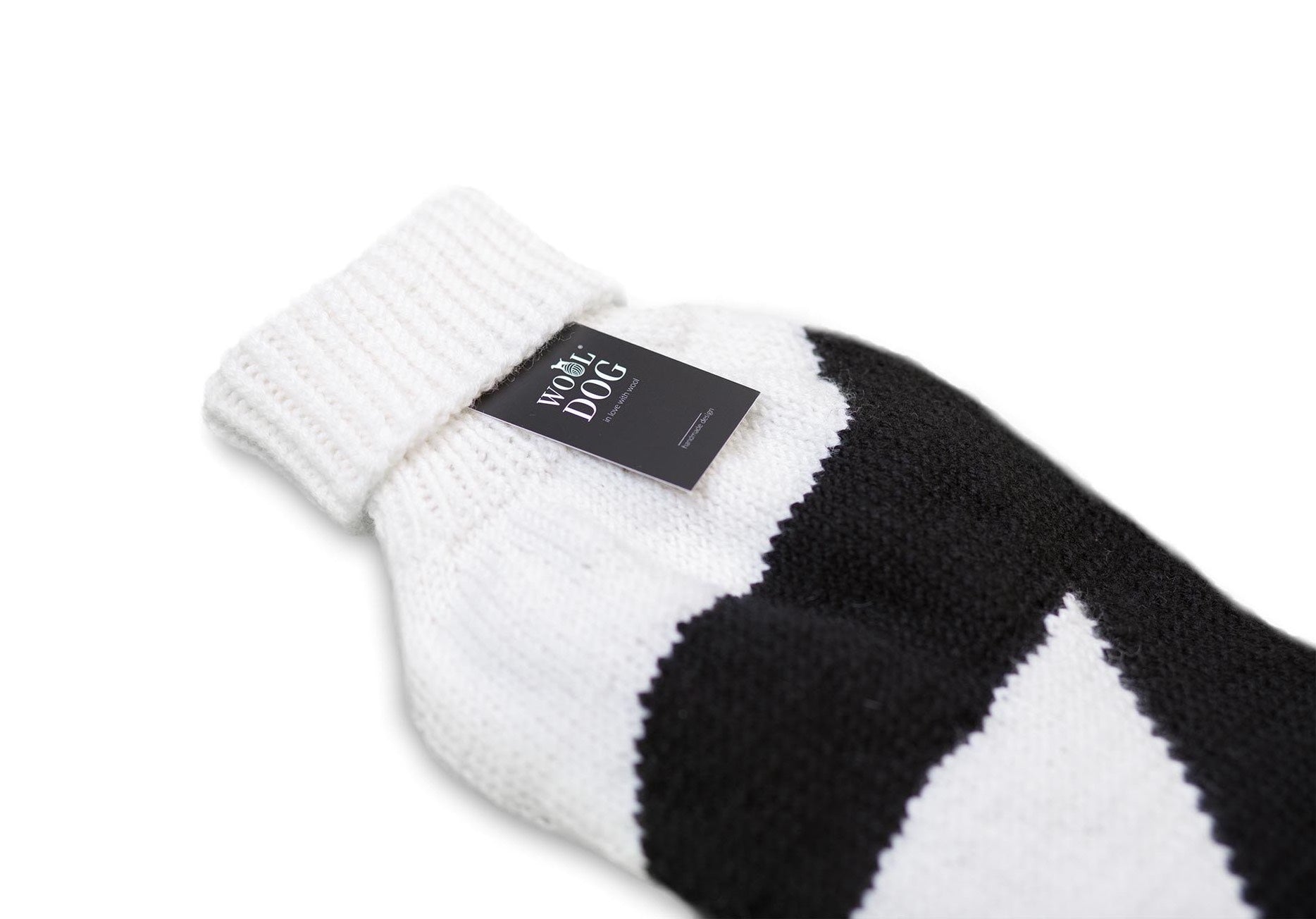 Wooldog Black & White Distant Star Hand-Knitted Dog Jumper